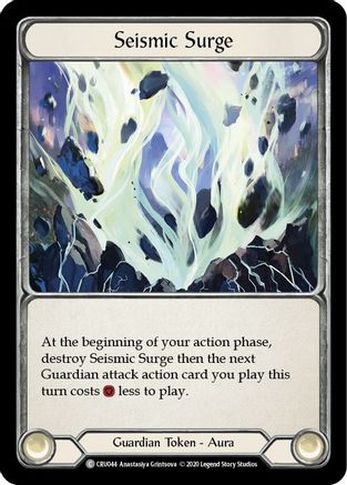Seismic Surge (CRU044) - Crucible of War Unlimited Edition Rainbow Foil
