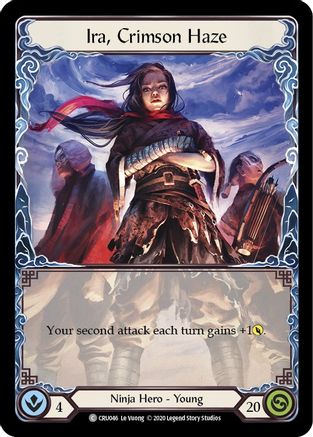 Ira, Crimson Haze (CRU046) - Crucible of War 1st Edition Rainbow Foil