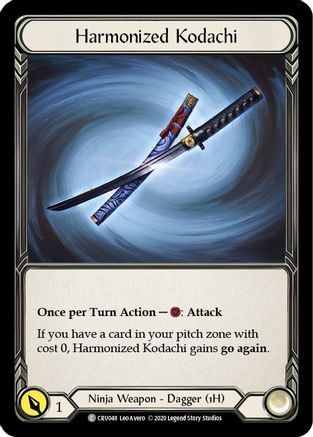 Harmonized Kodachi (CRU048) - Crucible of War Unlimited Edition