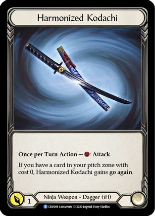 Harmonized Kodachi (Reverse) (CRU049) - Crucible of War 1st Edition