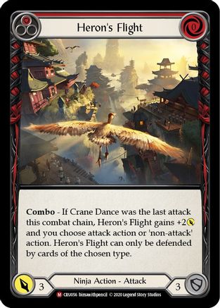 Heron's Flight (CRU056) - Crucible of War 1st Edition
