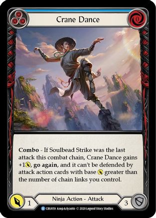 Crane Dance (Blue) (CRU059) - Crucible of War Unlimited Edition