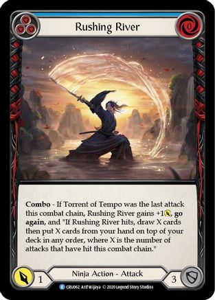 Rushing River (Blue) (CRU062) - Crucible of War Unlimited Edition