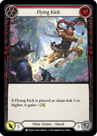 Flying Kick (Red) (CRU063) - Crucible of War Unlimited Edition