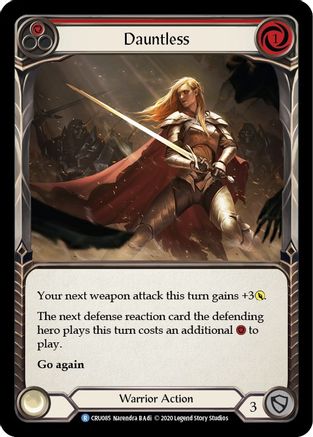 Dauntless (Red) (CRU085) - Crucible of War 1st Edition