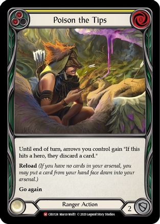 Poison the Tips (CRU124) - Crucible of War Unlimited Edition Rainbow Foil