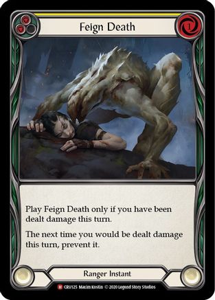 Feign Death (CRU125) - Crucible of War 1st Edition Rainbow Foil