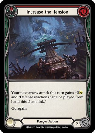 Increase the Tension (Red) (CRU135) - Crucible of War Unlimited Edition Rainbow Foil