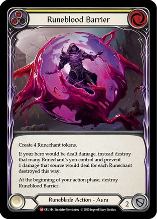 Runeblood Barrier (CRU144) - Crucible of War Unlimited Edition