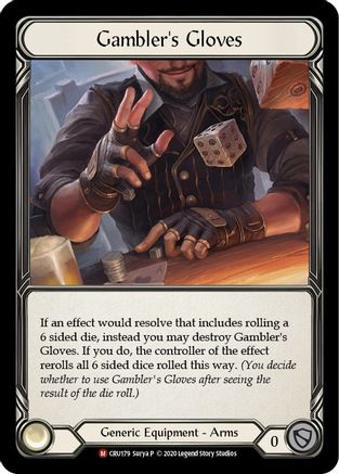 Gambler's Gloves (CRU179) - Crucible of War Unlimited Edition