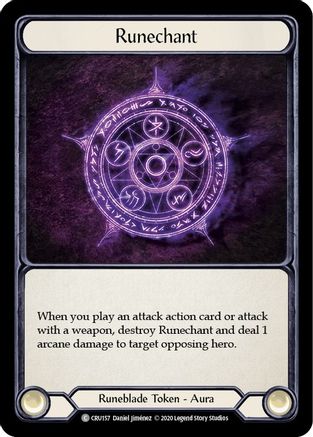 Runechant (CRU157) - Crucible of War 1st Edition Rainbow Foil