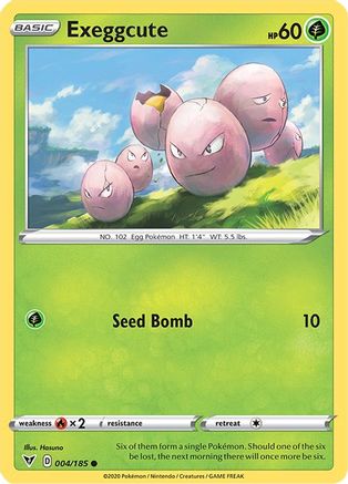 Exeggcute 4/185 - Vivid Voltage Reverse Holofoil