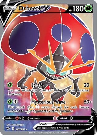 Orbeetle V 166/185 - Vivid Voltage Holofoil