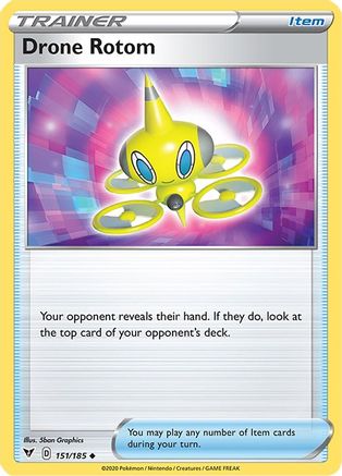 Drone Rotom 151/185 - Vivid Voltage Reverse Holofoil