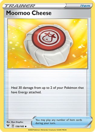 Moomoo Cheese 156/185 - Vivid Voltage Reverse Holofoil