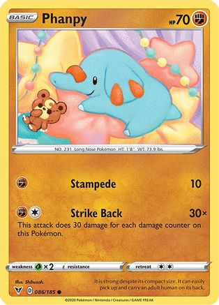 Phanpy 86/185 - Vivid Voltage Reverse Holofoil