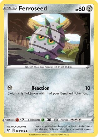Ferroseed 123/185 - Vivid Voltage Reverse Holofoil
