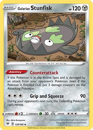 Galarian Stunfisk 125/185 - Vivid Voltage