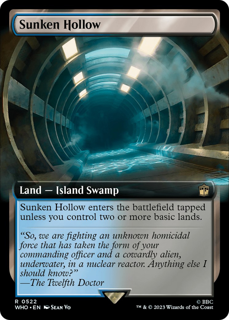 Sunken Hollow (WHO-522) - Doctor Who: (Extended Art) - Premium MTG Single from Wizards of the Coast - Just $1.10! Shop now at Game Crave Tournament Store