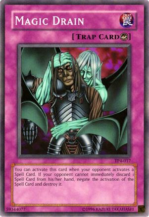 Magic Drain (TP4-017) - Tournament Pack 4 Unlimited - Premium Yugioh Single from Konami - Just $0.46! Shop now at Game Crave Tournament Store