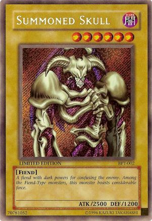 Summoned Skull (BPT-002) - 2002 Collectors Tin Limited - Premium Yugioh Single from Konami - Just $47.23! Shop now at Game Crave Tournament Store