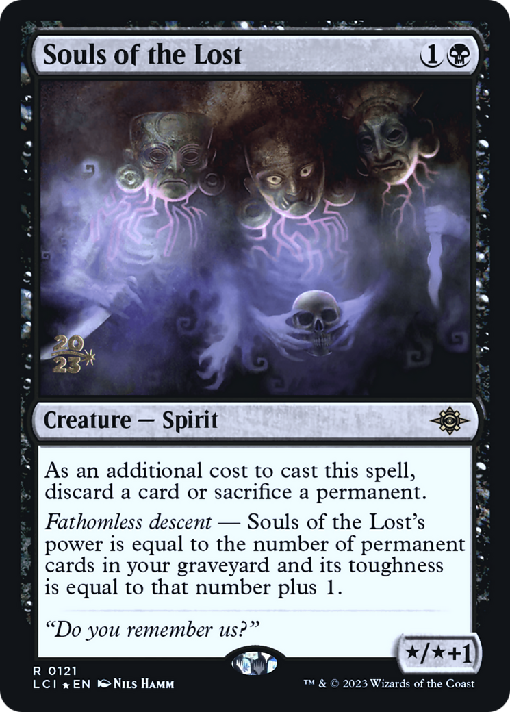 Souls of the Lost (PLCI-121S) - The Lost Caverns of Ixalan Promos Foil - Premium MTG Single from Wizards of the Coast - Just $0.53! Shop now at Game Crave Tournament Store