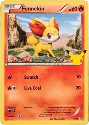 Fennekin 14/25 - McDonalds Collection 2021