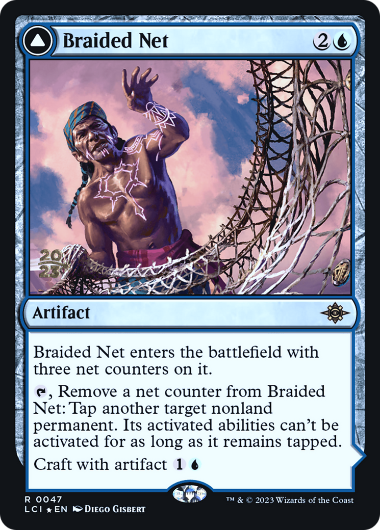 Braided Net // Braided Quipu (PLCI-47S) - The Lost Caverns of Ixalan Promos Foil - Premium MTG Single from Wizards of the Coast - Just $1.20! Shop now at Game Crave Tournament Store