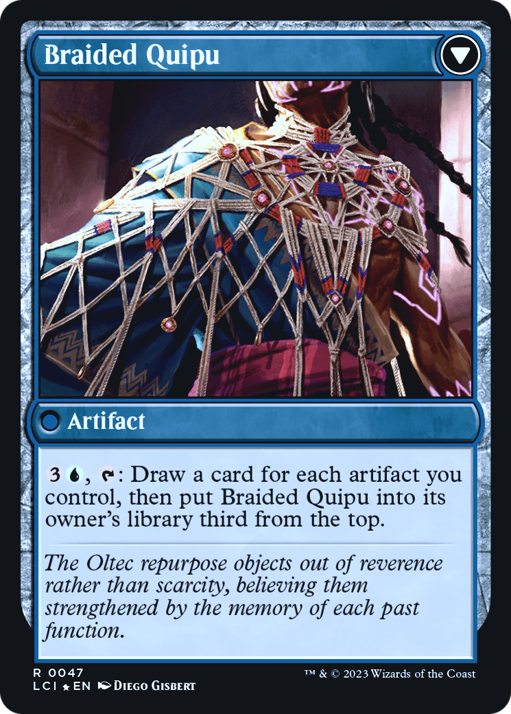 Braided Net // Braided Quipu (PLCI-47S) - The Lost Caverns of Ixalan Promos Foil - Premium MTG Single from Wizards of the Coast - Just $1.20! Shop now at Game Crave Tournament Store