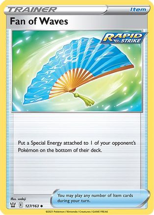 Fan of Waves 127/163 - Battle Styles Reverse Holofoil