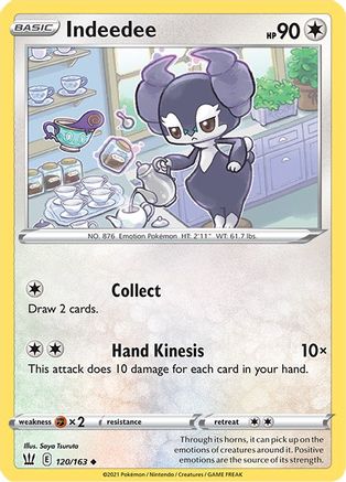 Indeedee 120/163 - Battle Styles Reverse Holofoil
