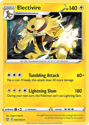 Electivire 45/163 - Battle Styles Reverse Holofoil