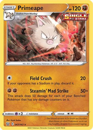 Primeape 67/163 - Battle Styles