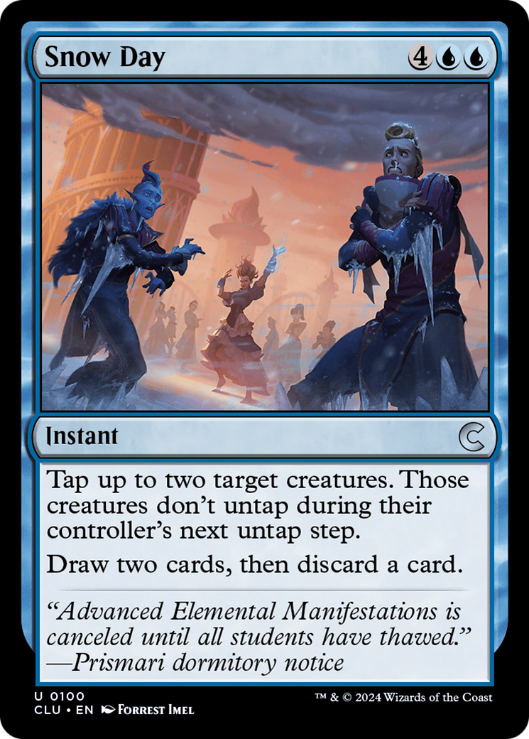Snow Day (CLU-100) - Ravnica: Clue Edition - Premium MTG Single from Wizards of the Coast - Just $0.25! Shop now at Game Crave Tournament Store