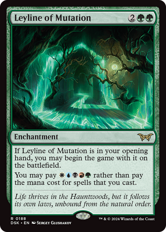 Leyline of Mutation (DSK-188) - Duskmourn: House of Horror - Premium MTG Single from Wizards of the Coast - Just $0.25! Shop now at Game Crave Tournament Store