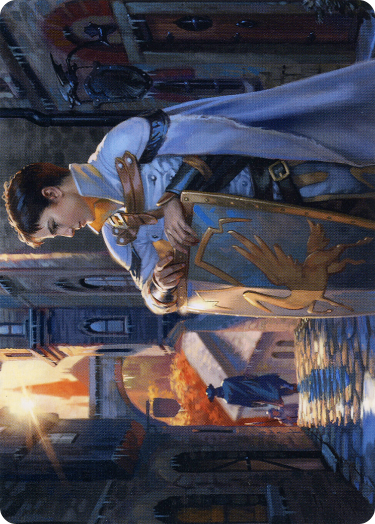 Dennick, Pious Apprentice // Dennick, Pious Apprentice (AMID-058) - Midnight Hunt Art Series (Borderless) - Premium MTG Single from Wizards of the Coast - Just $0! Shop now at Game Crave Tournament Store