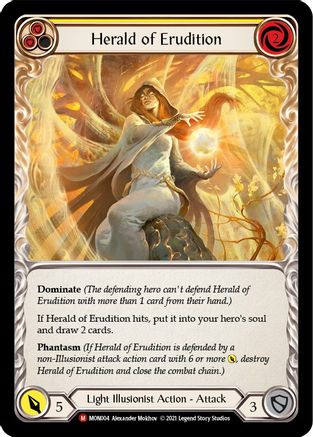 Herald of Erudition (MON004) - Monarch 1st Edition