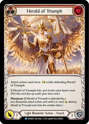 Herald of Triumph (Red) (MON008) - Monarch Unlimited Edition