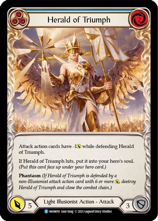 Herald of Triumph (Blue) (MON010) - Monarch 1st Edition