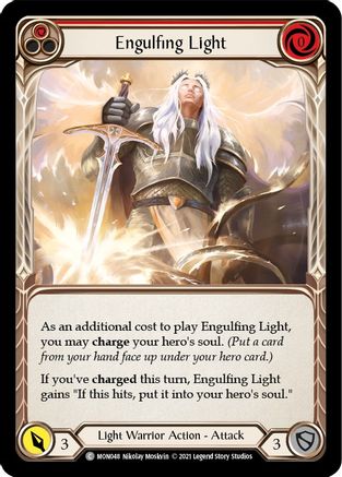 Engulfing Light (Red) (MON048) - Monarch 1st Edition Rainbow Foil