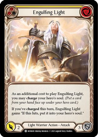 Engulfing Light (Yellow) (MON049) - Monarch 1st Edition