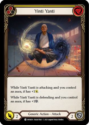 Yinti Yanti (Yellow) (MON291) - Monarch 1st Edition Rainbow Foil