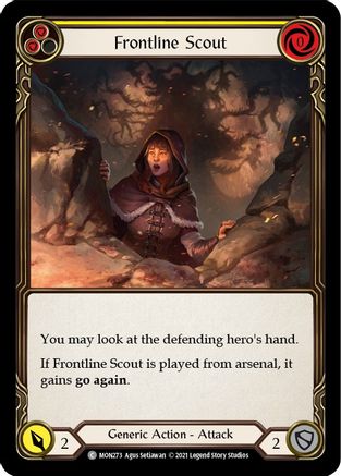Frontline Scout (Yellow) (MON273) - Monarch 1st Edition