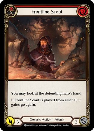 Frontline Scout (Red) (MON272) - Monarch 1st Edition