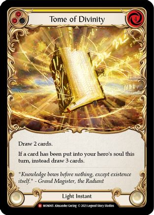 Tome of Divinity (MON065) - Monarch 1st Edition Rainbow Foil