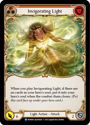 Invigorating Light (Red) (MON066) - Monarch 1st Edition Rainbow Foil