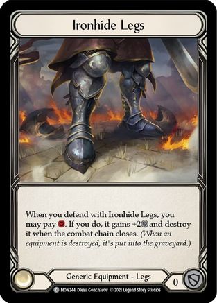 Ironhide Legs (MON244) - Monarch 1st Edition Cold Foil