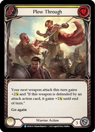 Plow Through (Yellow) (MON114) - Monarch 1st Edition