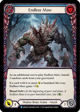 Endless Maw (Blue) (MON128) - Monarch Unlimited Edition