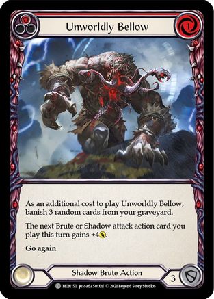 Unworldly Bellow (Red) (MON150) - Monarch Unlimited Edition